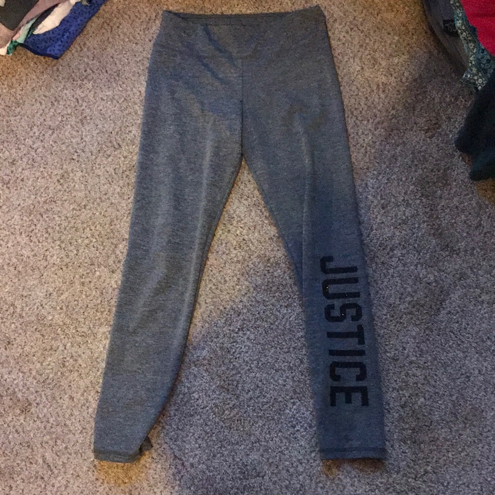 Gray justice legging